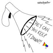 Keep It Down Digital Cartoon-Cartoons-nakedpastor