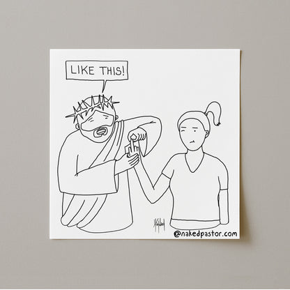 Spirituality and Defiance Like This Cartoon Print-Cartoons-nakedpastor