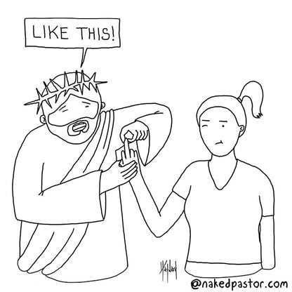 Sacred Defiance Art Print Set-Cartoon-nakedpastor