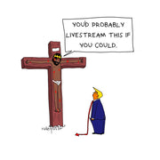 Livestream Execution Digital Cartoon-Digital Cartoons-nakedpastor