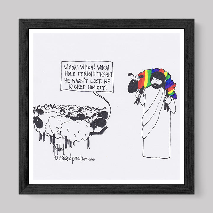 Lost or Kicked Out Print-Cartoons-nakedpastor