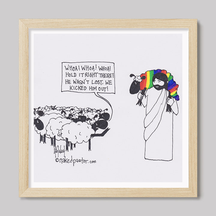 Lost or Kicked Out Print-Cartoons-nakedpastor