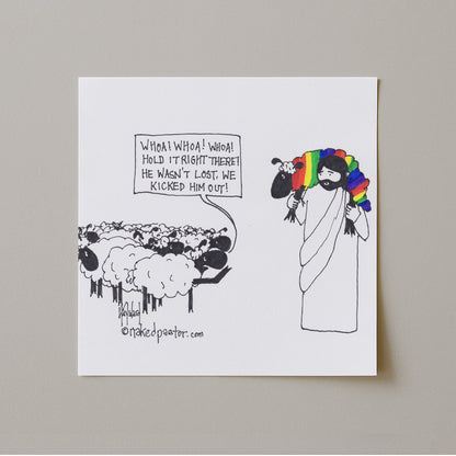 Lost or Kicked Out Print-Cartoons-nakedpastor