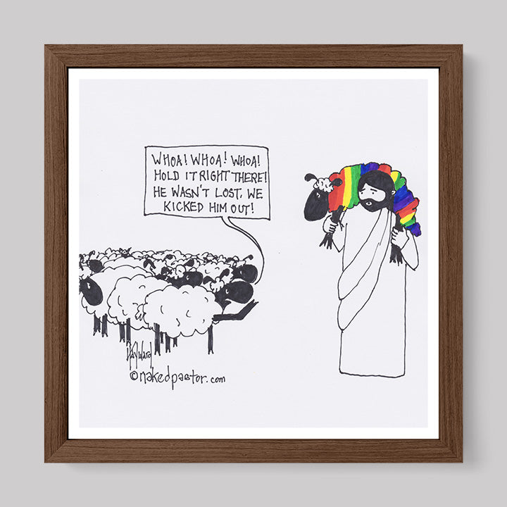 Lost or Kicked Out Print-Cartoons-nakedpastor