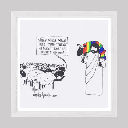 Lost or Kicked Out Print-Cartoons-nakedpastor