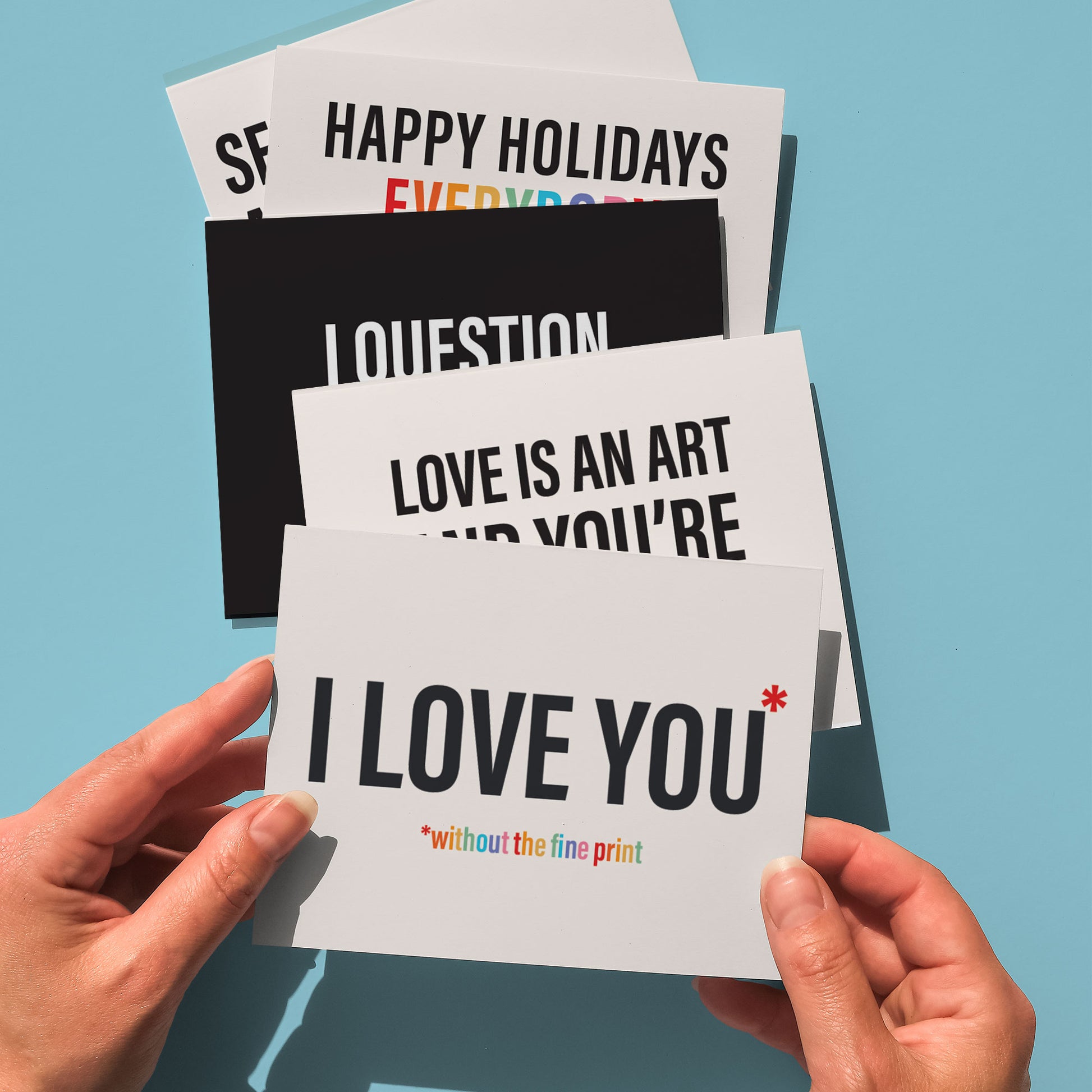 Love & Fine Print Holiday Card Set-nakedpastor