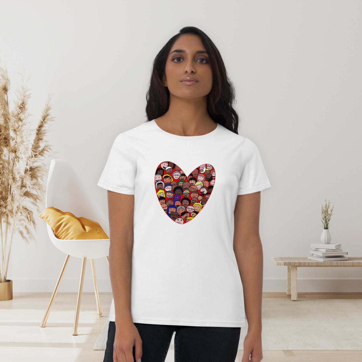Love Everybody Fitted T-Shirt - by nakedpastor