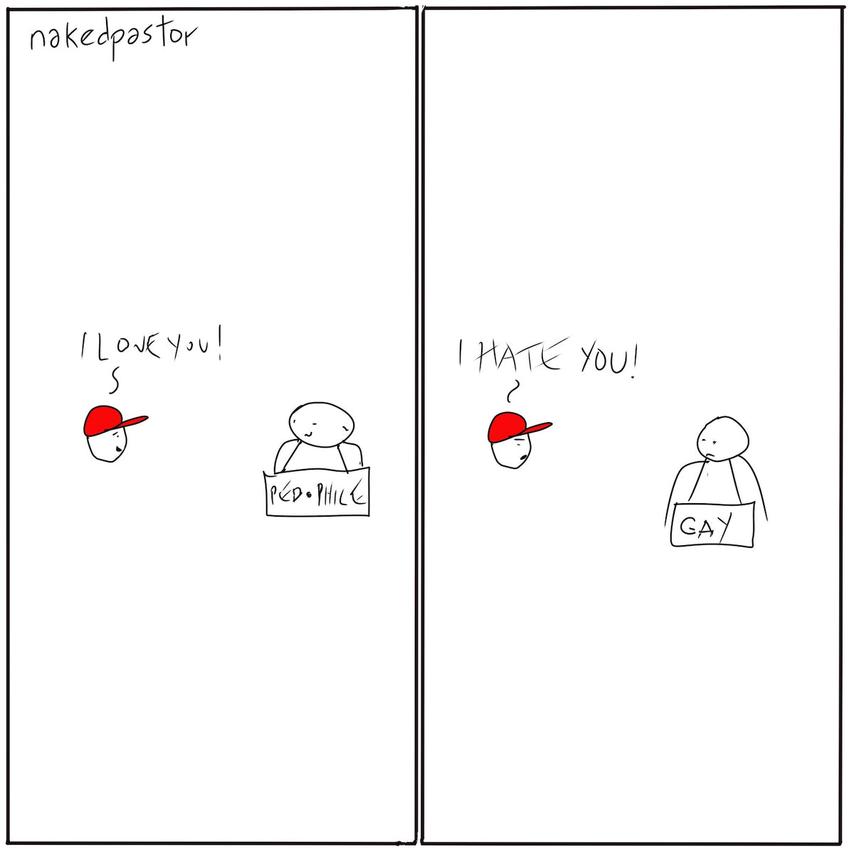 Love You Hate You Digital Cartoon-Digital Cartoons-nakedpastor