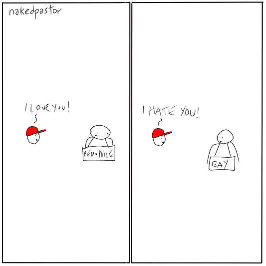 Love You Hate You Digital Cartoon-Digital Cartoons-nakedpastor