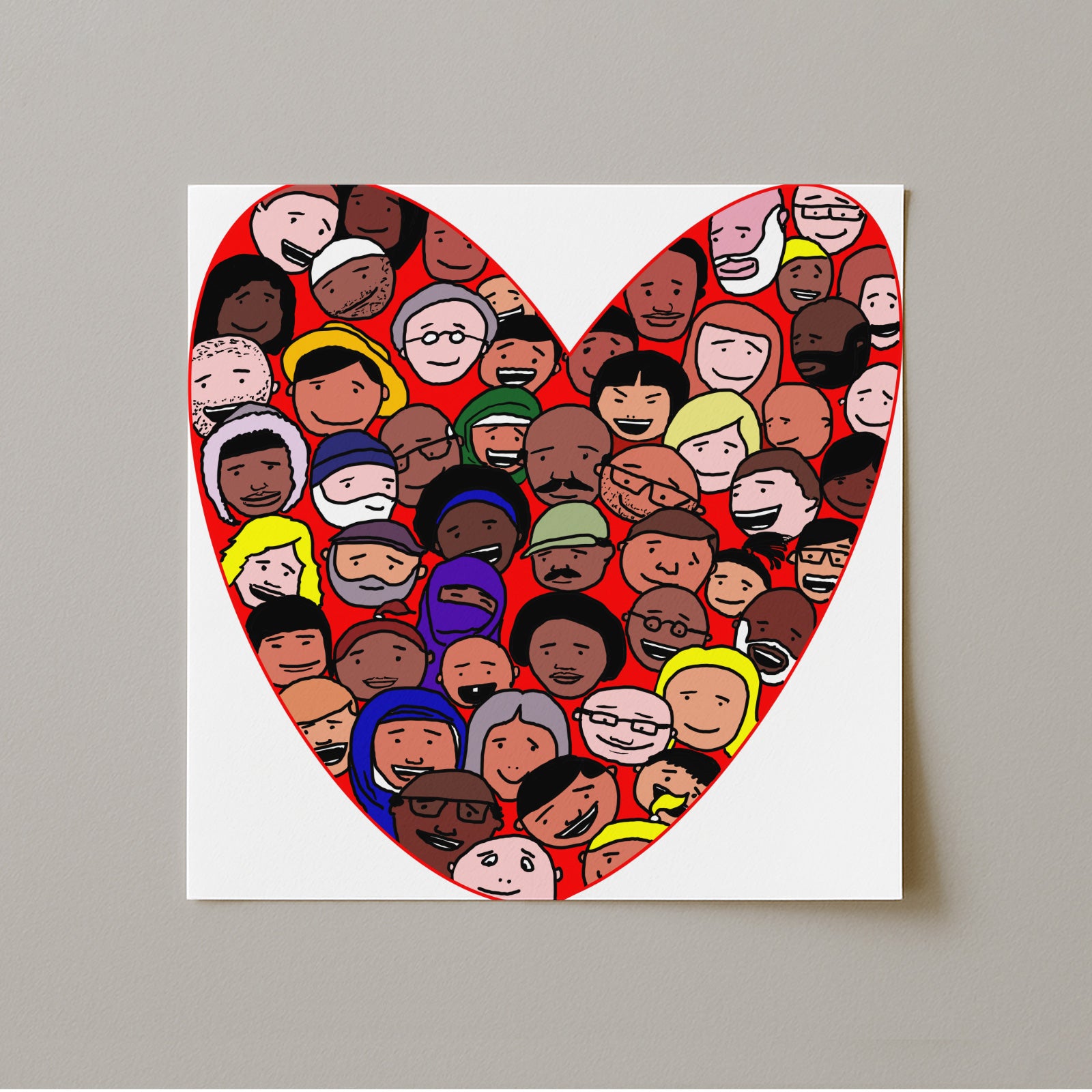 Love Everybody Print-Cartoons-nakedpastor