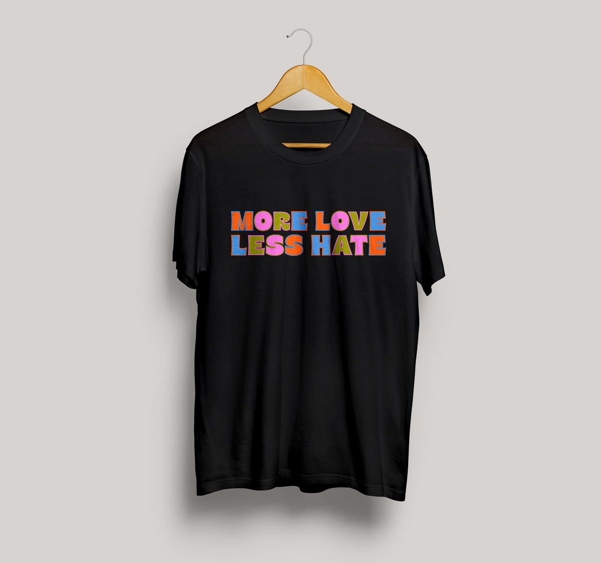 More Love Less Hate T-Shirt-Shirts-nakedpastor