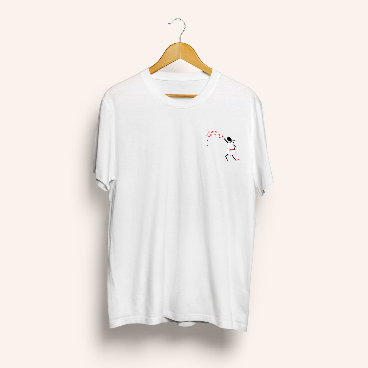 More Love, Less Hate Front and Back Tee-Shirts-nakedpastor