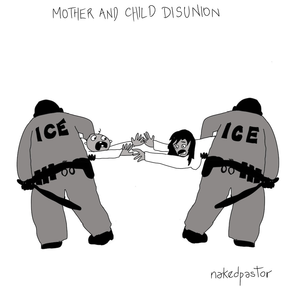Mother and Child Disunion Digital Cartoon-Digital Cartoons-nakedpastor