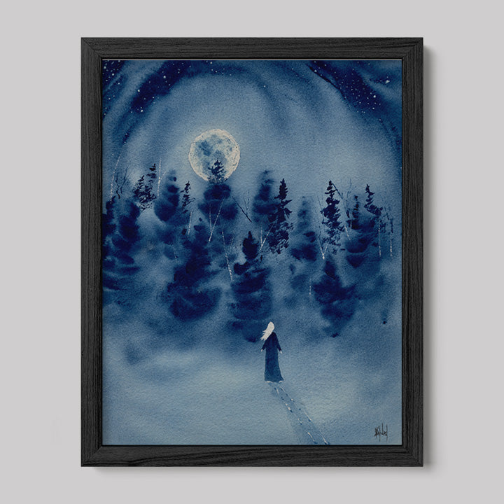 Timber Series My Strength That Is Within Me Watercolor Print-Paintings-nakedpastor