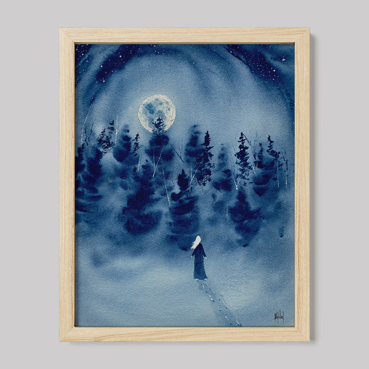 Timber Series My Strength That Is Within Me Watercolor Print-Paintings-nakedpastor