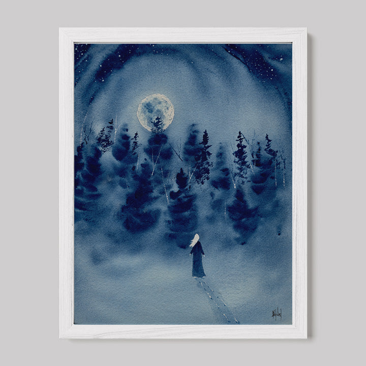 Timber Series My Strength That Is Within Me Watercolor Print-Paintings-nakedpastor
