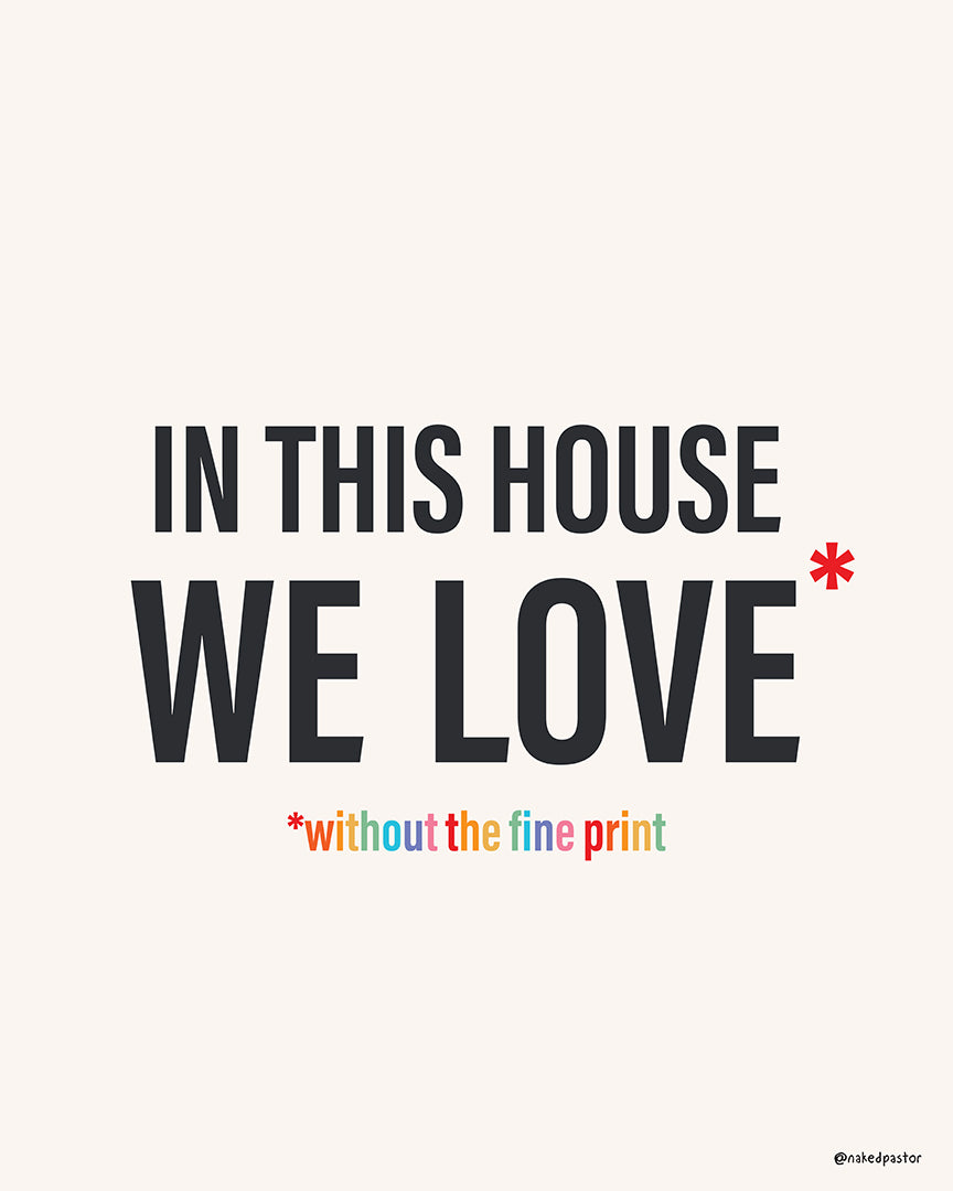 No Fine Print Love Framed Art Set-Type-nakedpastor