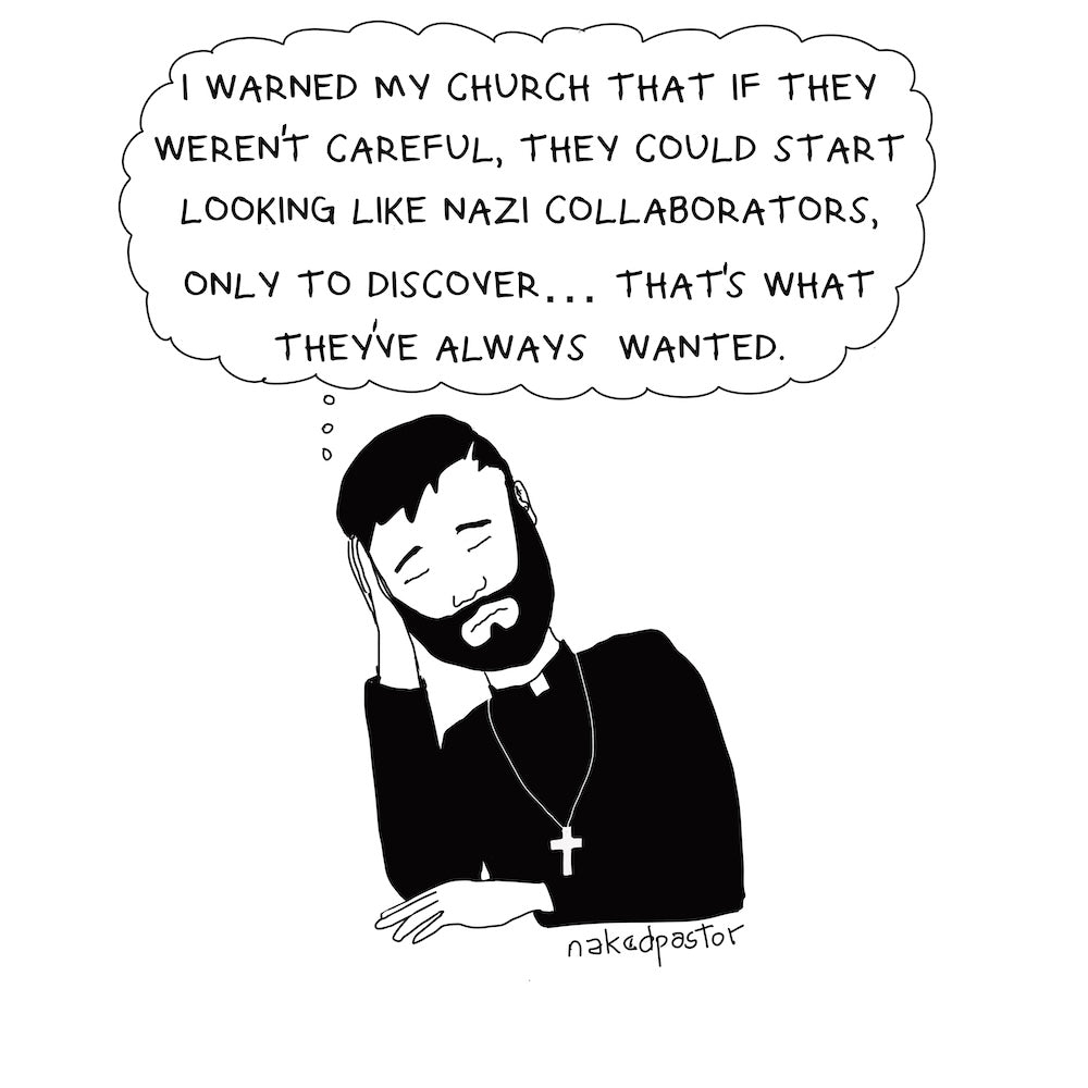 Nazi Collaborators Digital Cartoon-Digital Cartoons-nakedpastor