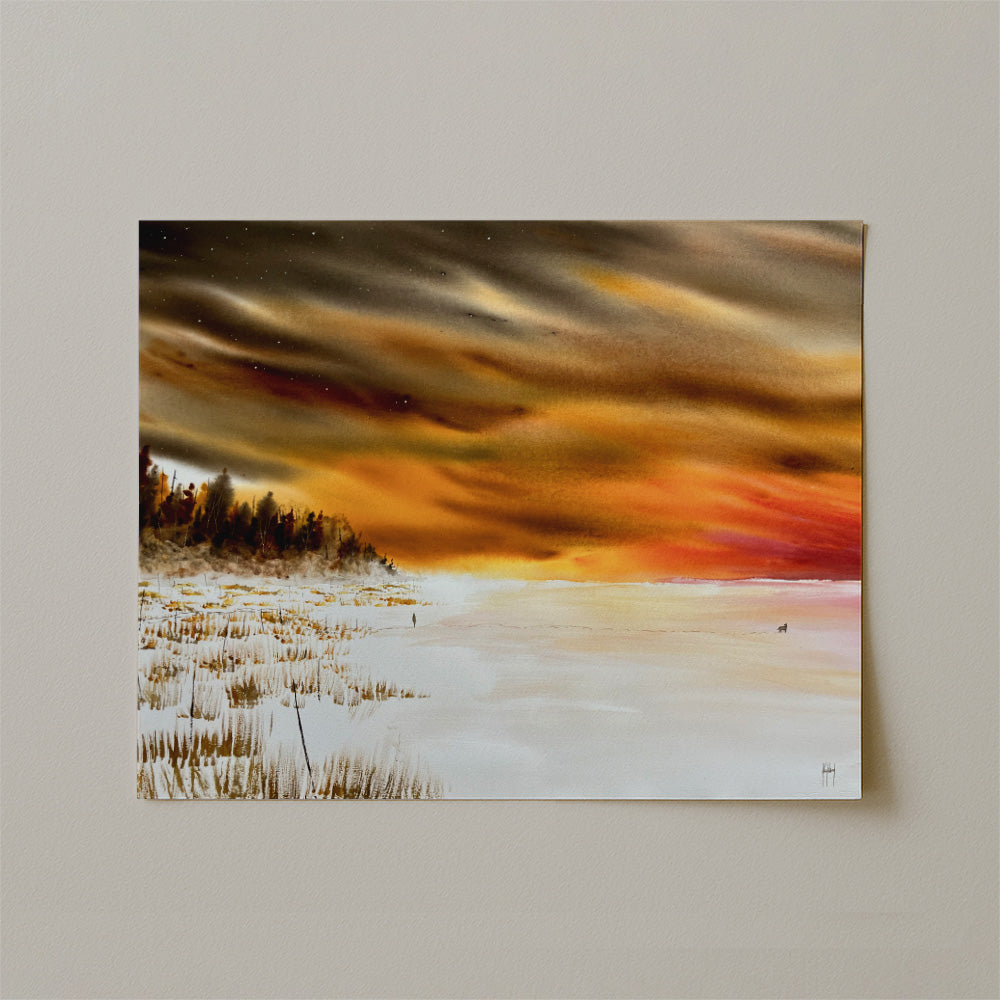 No Goodbye Is Good Enough Watercolor Print-Paintings-nakedpastor
