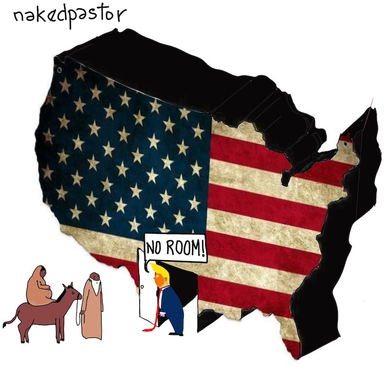 No Room Digital Cartoon-Digital Cartoons-nakedpastor