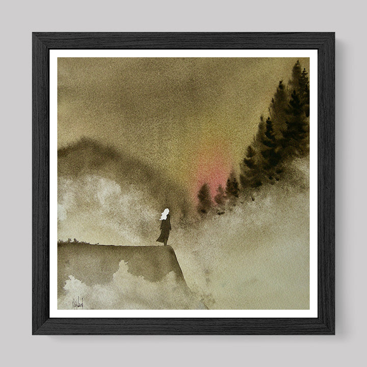 Timber Series Not Part But All Of Me Watercolor Print-Paintings-nakedpastor