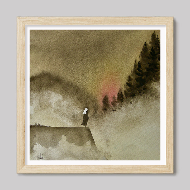 Timber Series Not Part But All Of Me Watercolor Print-Paintings-nakedpastor