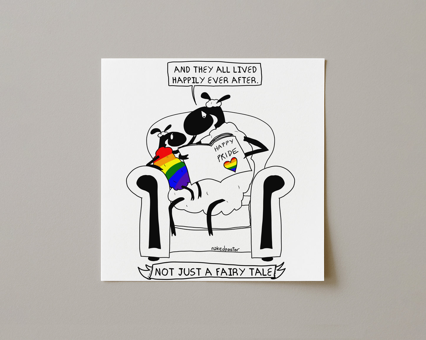 Not Just a Fairy Tale Pride Art Print
