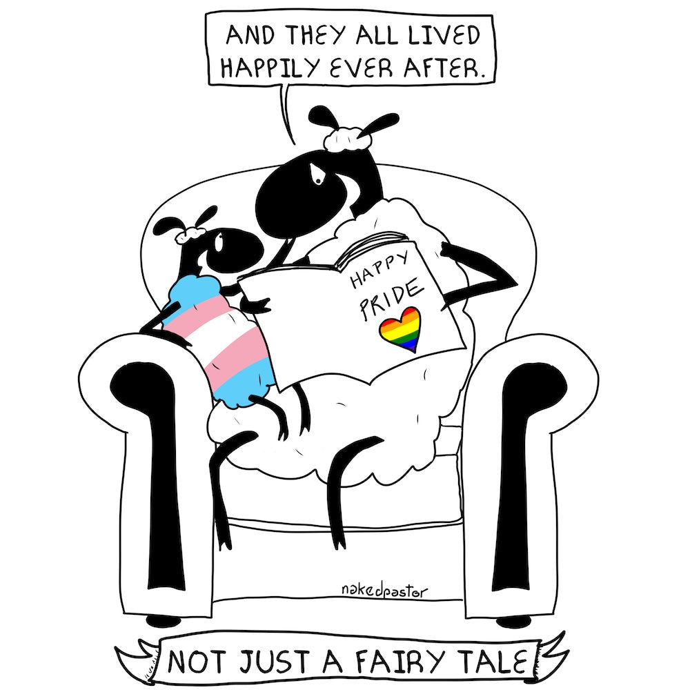 Not Just a Fairytale Transgender Version Pride Cartoon Printable