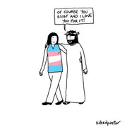 Of Course You Exist Digital Cartoon-Digital Cartoons-nakedpastor