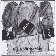 Open Carry Weapons Digital Cartoon - by nakedpastor