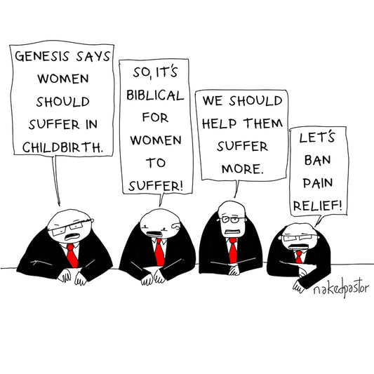 Pain Relief Digital Cartoon-Digital Cartoons-nakedpastor
