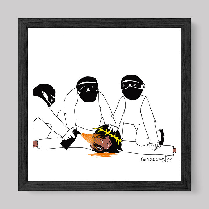Pepper Spray Print-Cartoons-nakedpastor