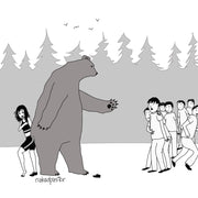 Protective Bear Digital Cartoon-Digital Cartoons-nakedpastor