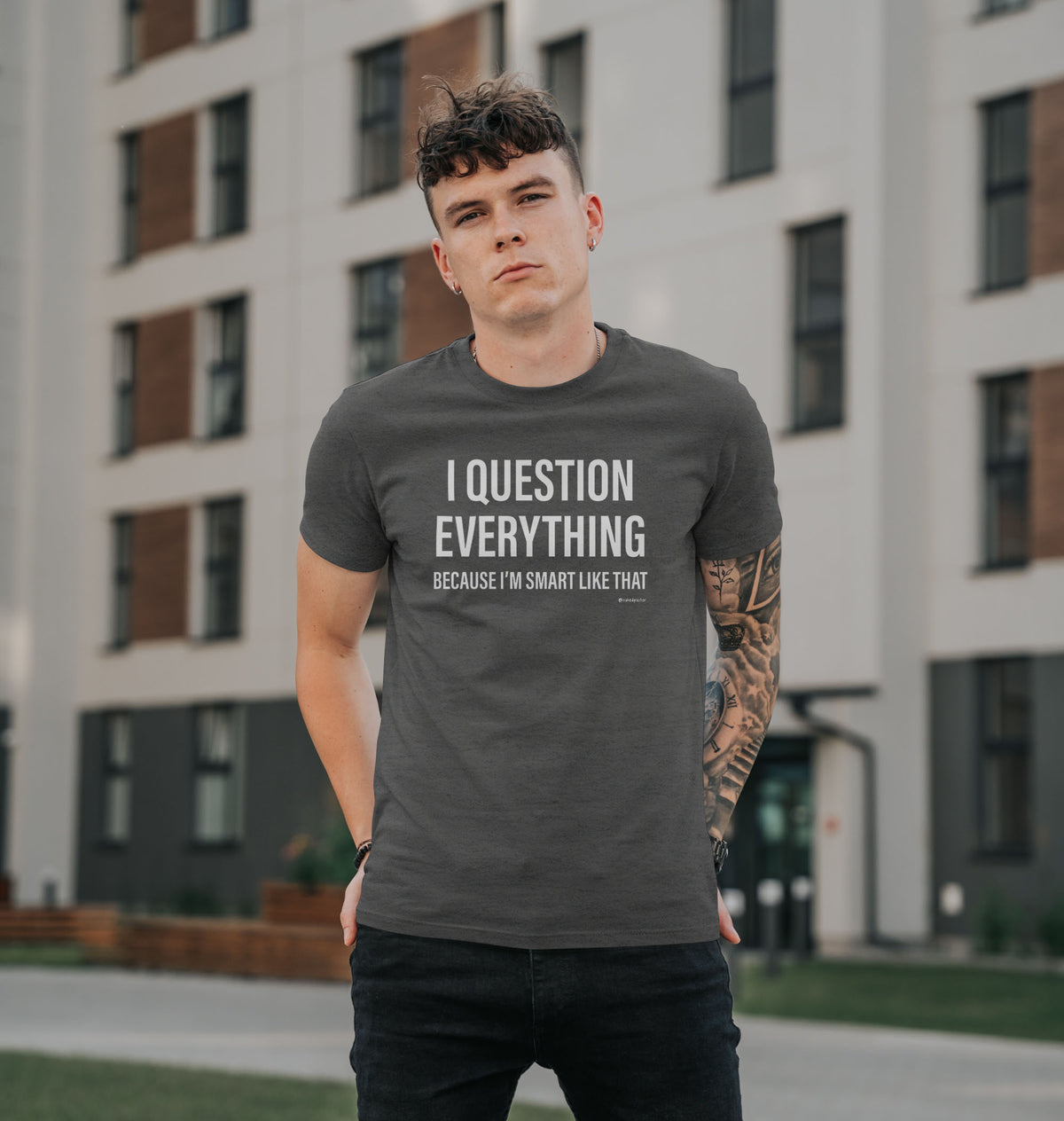 Question Everything T-Shirt - by nakedpastor