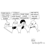 Running the Nursery Digital Cartoon - by nakedpastor