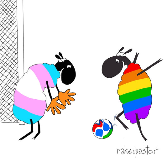 Soccer Football Fun Digital Cartoon-Digital Cartoons-nakedpastor