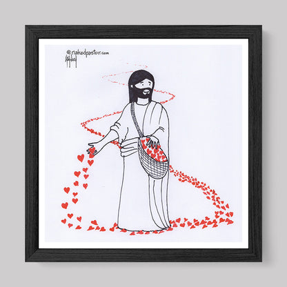 Sow Love So Love Cartoon Print-Cartoons-nakedpastor