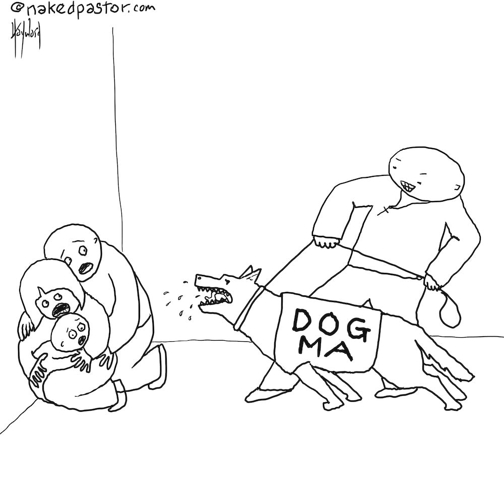 Dogma Digital Cartoon - by nakedpastor