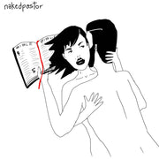 Squeezing in a Few Verses Digital Cartoon-Digital Cartoons-nakedpastor