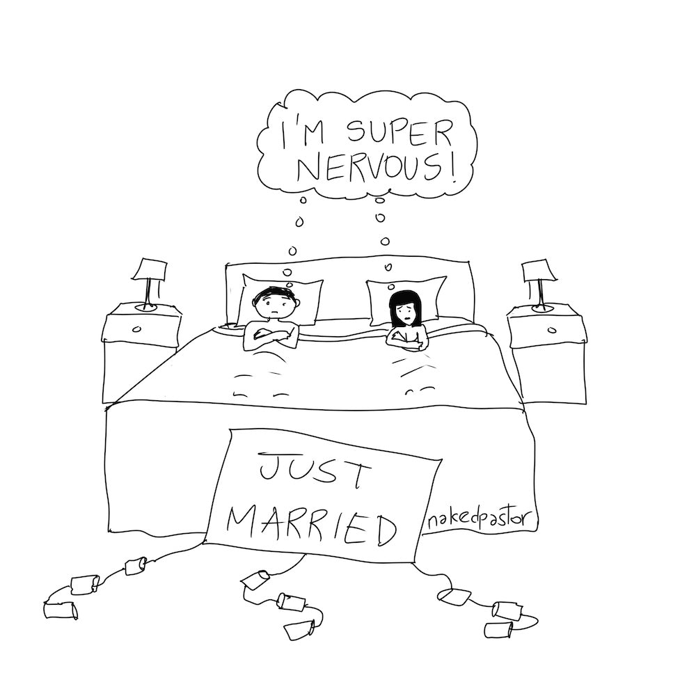 Super Nervous Digital Cartoon-Digital Cartoons-nakedpastor