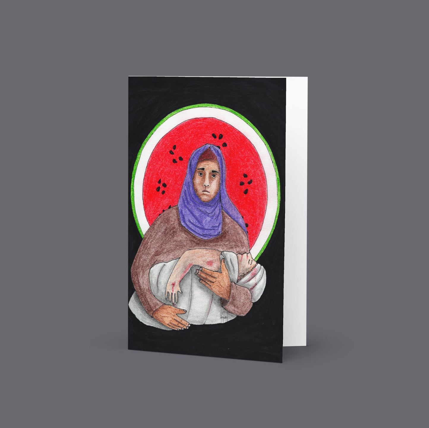 Gaza - Set of 5 Folded Cards-Greeting Card-nakedpastor