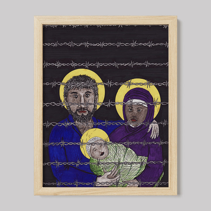 The Holy Family Print-Drawings-nakedpastor