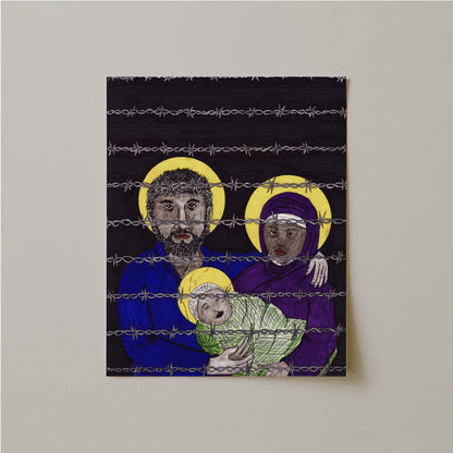 The Holy Family Print-Drawings-nakedpastor