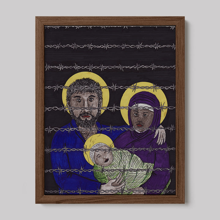 The Holy Family Print-Drawings-nakedpastor