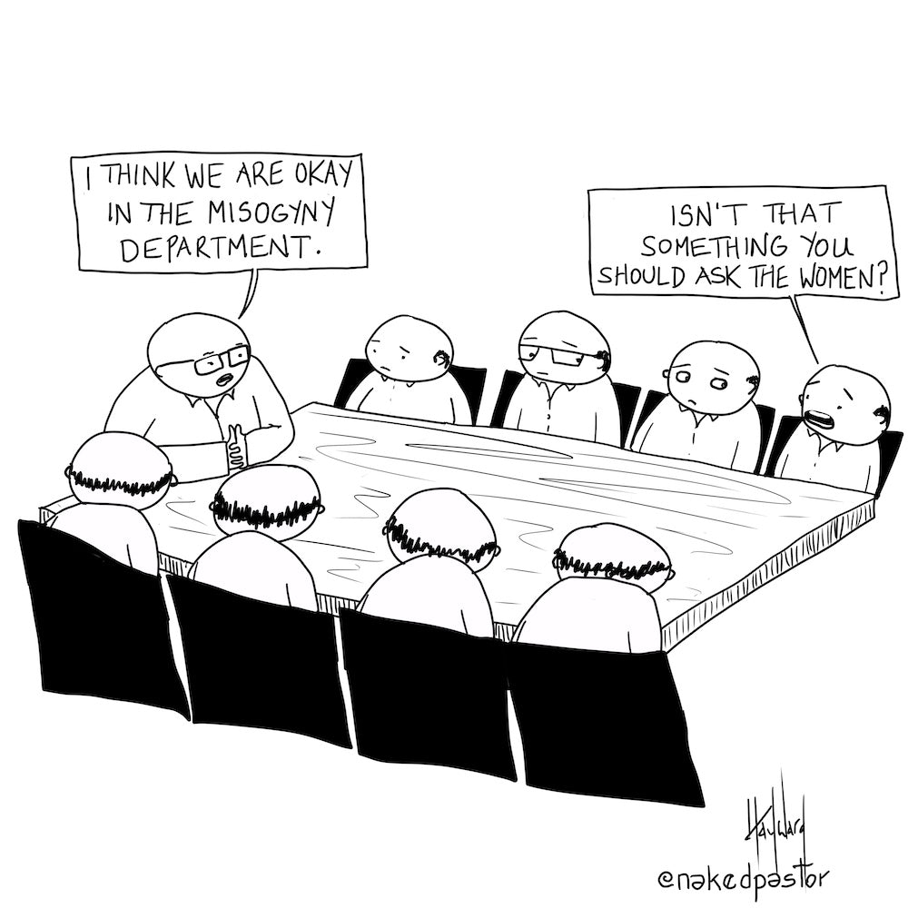 The Misogyny Department Digital Cartoon - by nakedpastor