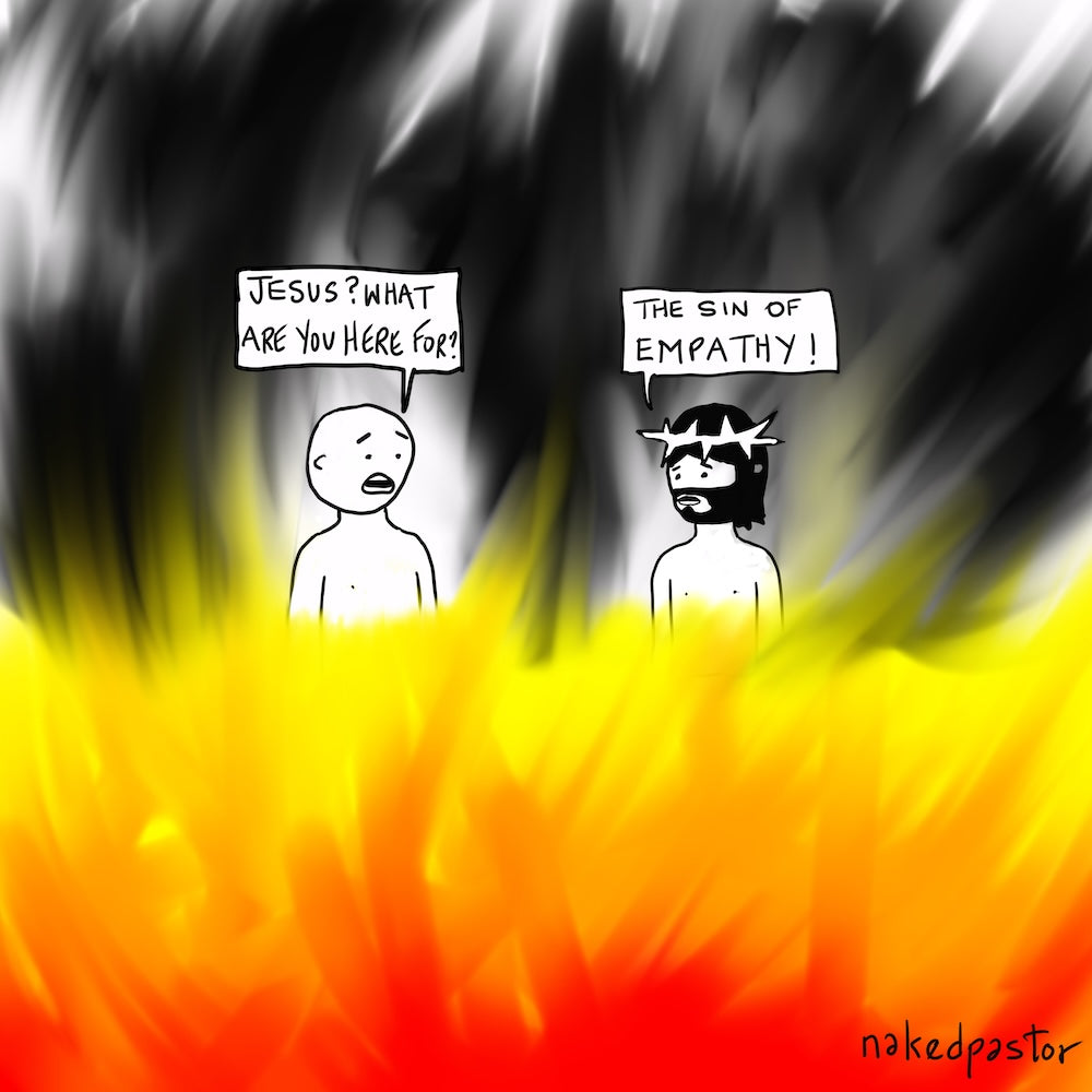 The Sin of Empathy Digital Cartoon-Digital Cartoons-nakedpastor