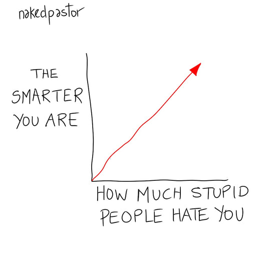 The Smarter You Are Digital Cartoon-Digital Cartoons-nakedpastor
