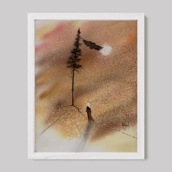 Timber Series: I am Connected Watercolor Print-Print-nakedpastor