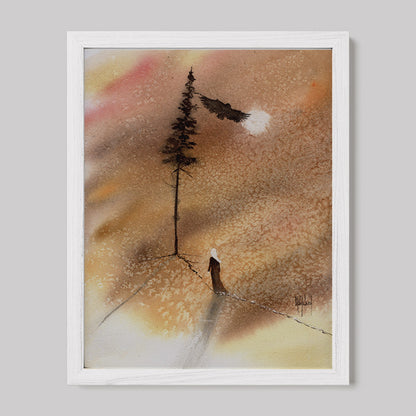 Timber Series: I am Connected Watercolor Print-Print-nakedpastor