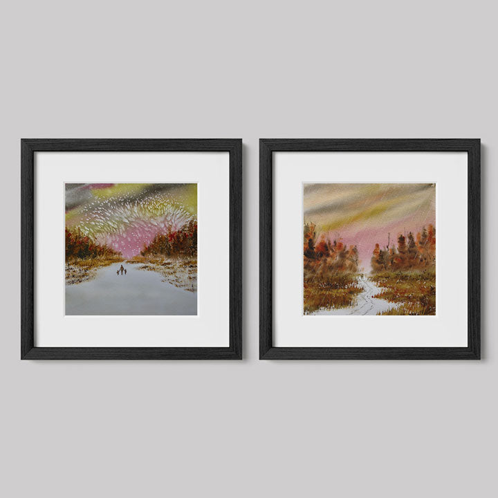 Together in the Quiet Framed Art Print Set-Painting-nakedpastor